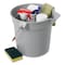 Rubbermaid Commercial 10 qt Gray, Plastic FG296300GRAY - alternate 3